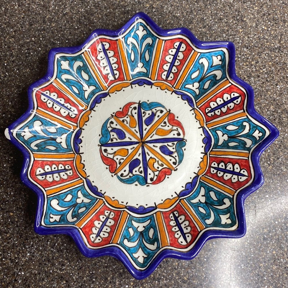 Decorative Display‎ Colorful Ceramic Plate